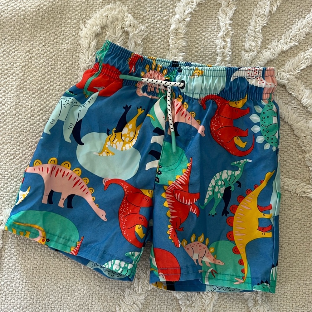 Dino print Cat & Jack boys swim trunks